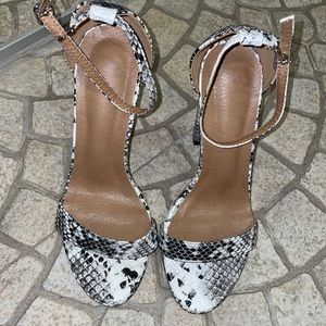 Snakeskin heels